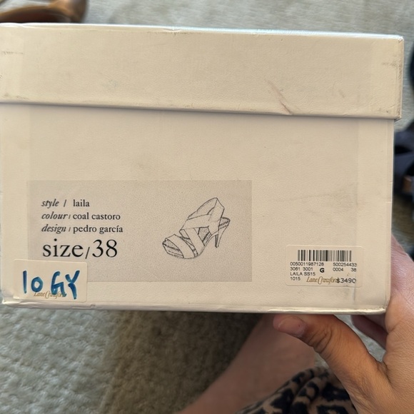 Pedro Garcia Willow Suede Platform Sandals - Picture 5 of 7